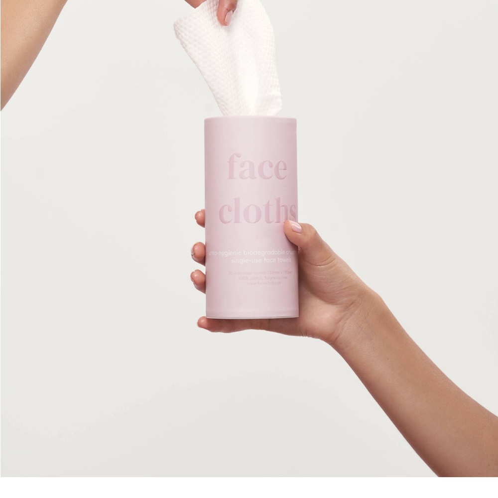 NWT Single Use Face Cloths by Elle Hall